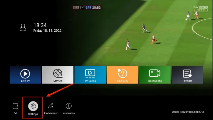 access-IPTV-settings